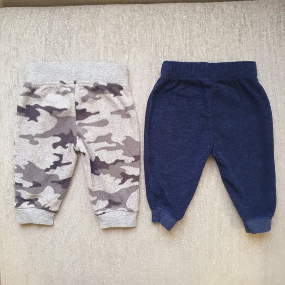 ⭐️4/$20⭐️ Two Pairs of George Fleece Baby Boy Pants Size 3-6 Months - Picture 4 of 4